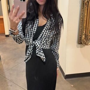 Vintage Banana Republic Riley Taylored Fit Classic Blue & White Shirt size 12